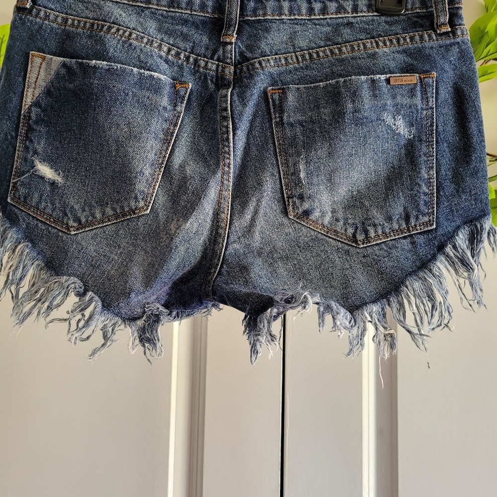 STS Blue denim shorts - Picture 2 of 2